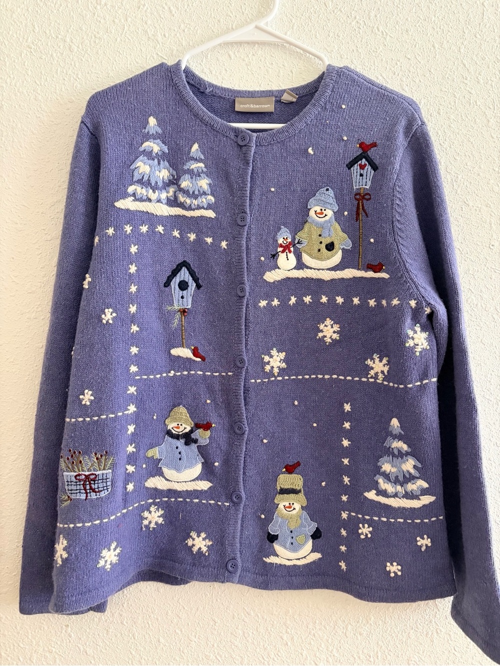 Vintage Christmas Sweater / Cardigan